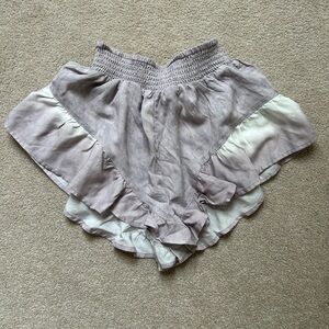 Ocean Drive Purple High Waisted Flowy Shorts